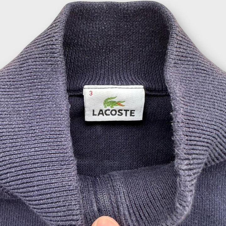 Трикотажный джемпер на молнии Lacoste - средний размер