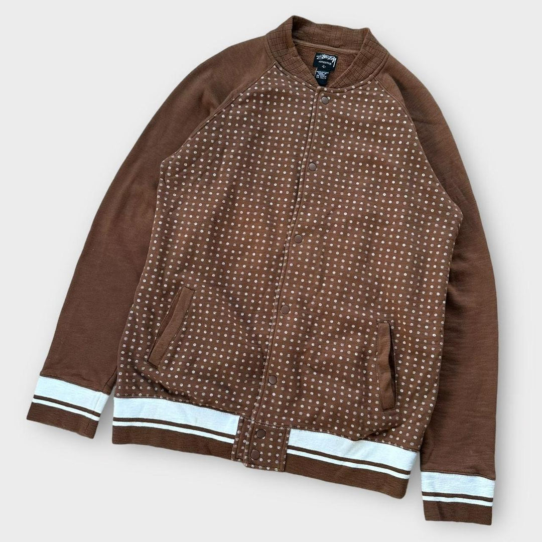 Университетская куртка-бомбер Stussy - Большой размер