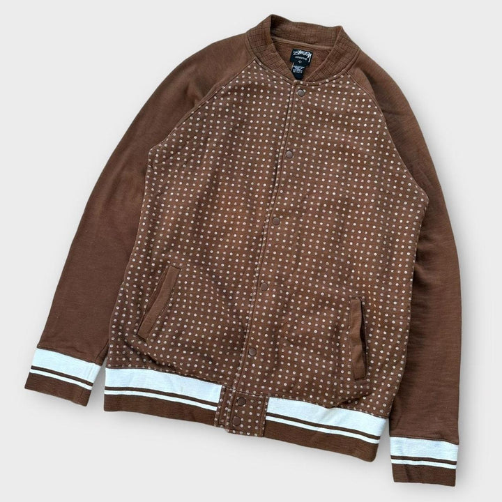 Университетская куртка-бомбер Stussy - Большой размер