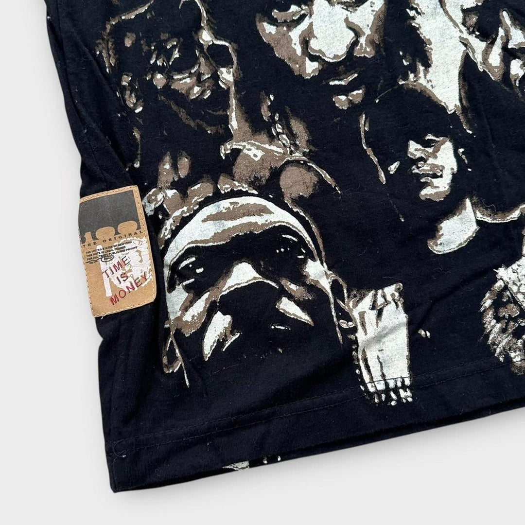 Футболка Time is Money в стиле хип-хоп с принтом в стиле рэп — XL