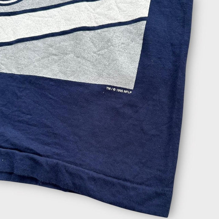 Футболка Vintage Patriots с одинарной строчкой - XL