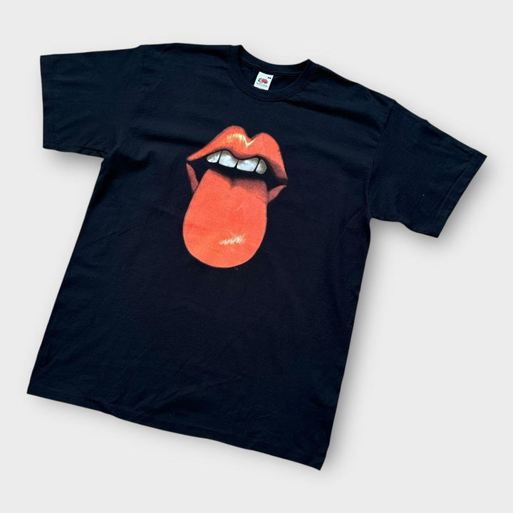 Винтажная футболка с лентой Rolling Stones - Большая