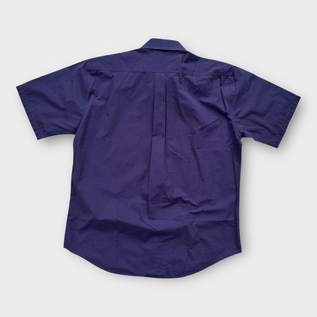 Винтажная рубашка YSL с коротким рукавом - большая