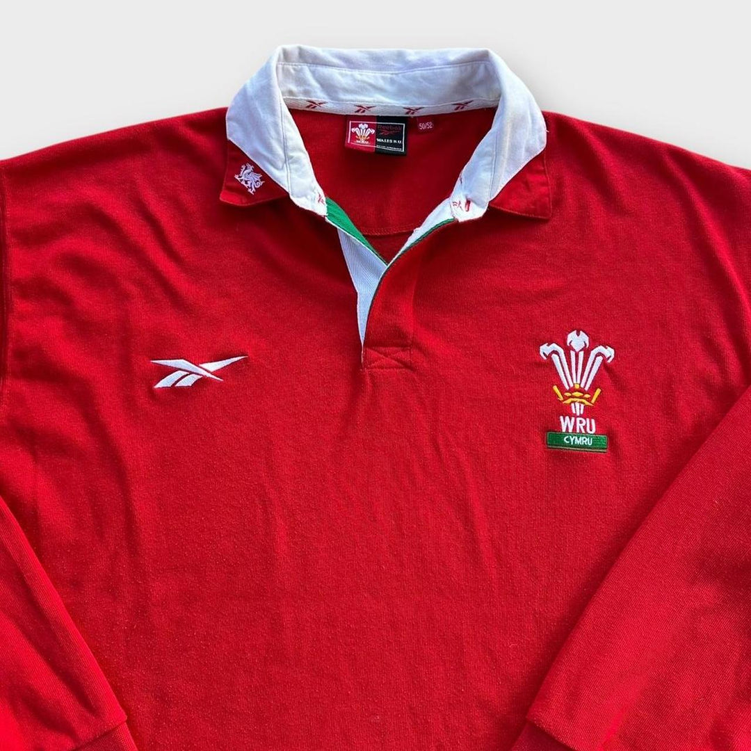 Футболка для регби Vintage Wales — XXXL