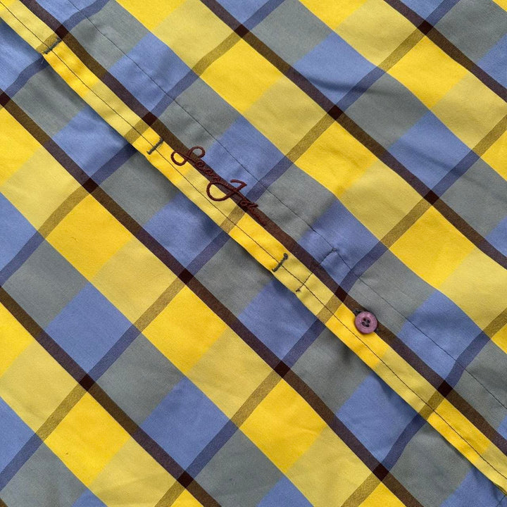 Винтажная рубашка Sean John с коротким рукавом — большого размера (сидит как мешковатый размер XL)