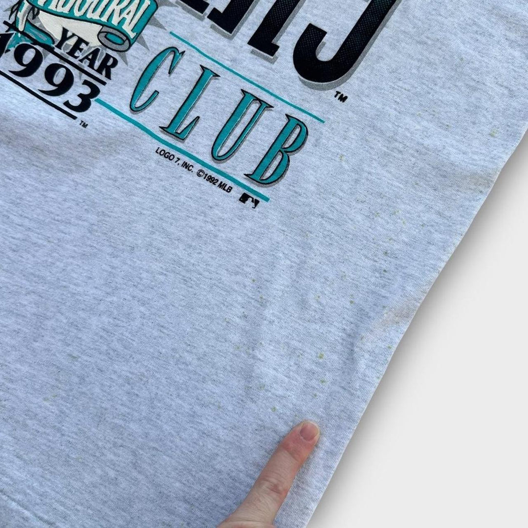 Винтажная футболка с рисунком Florida Marlins - XL