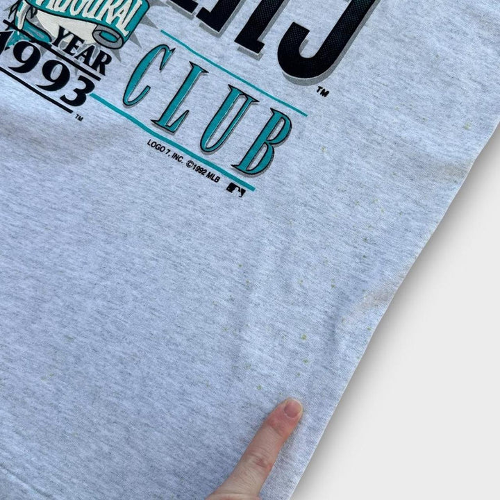 Винтажная футболка с рисунком Florida Marlins - XL