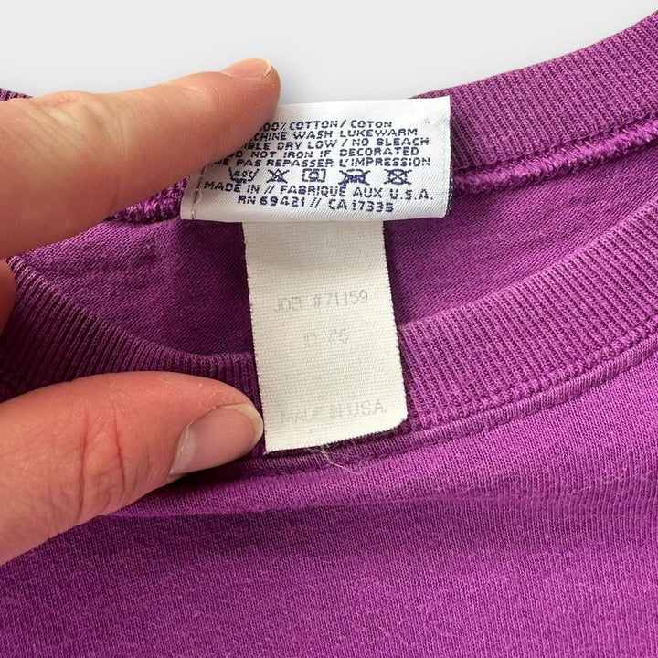 Винтажная футболка Reebok с рисунком, большая