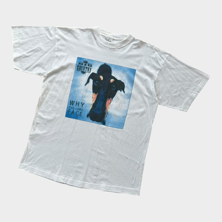 Big Country, почему винтажная футболка с длинным лицом - XL