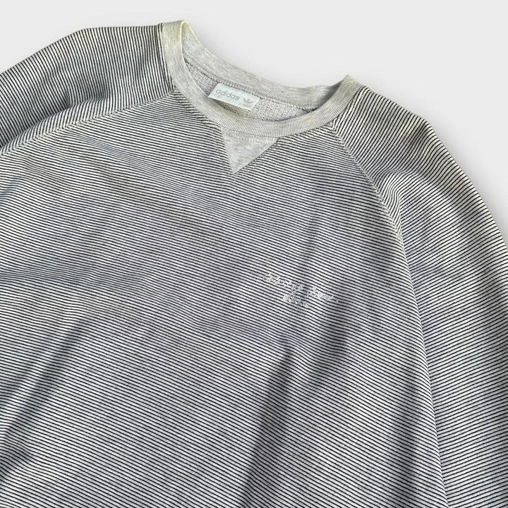 Полосатый свитшот Adidas - большой