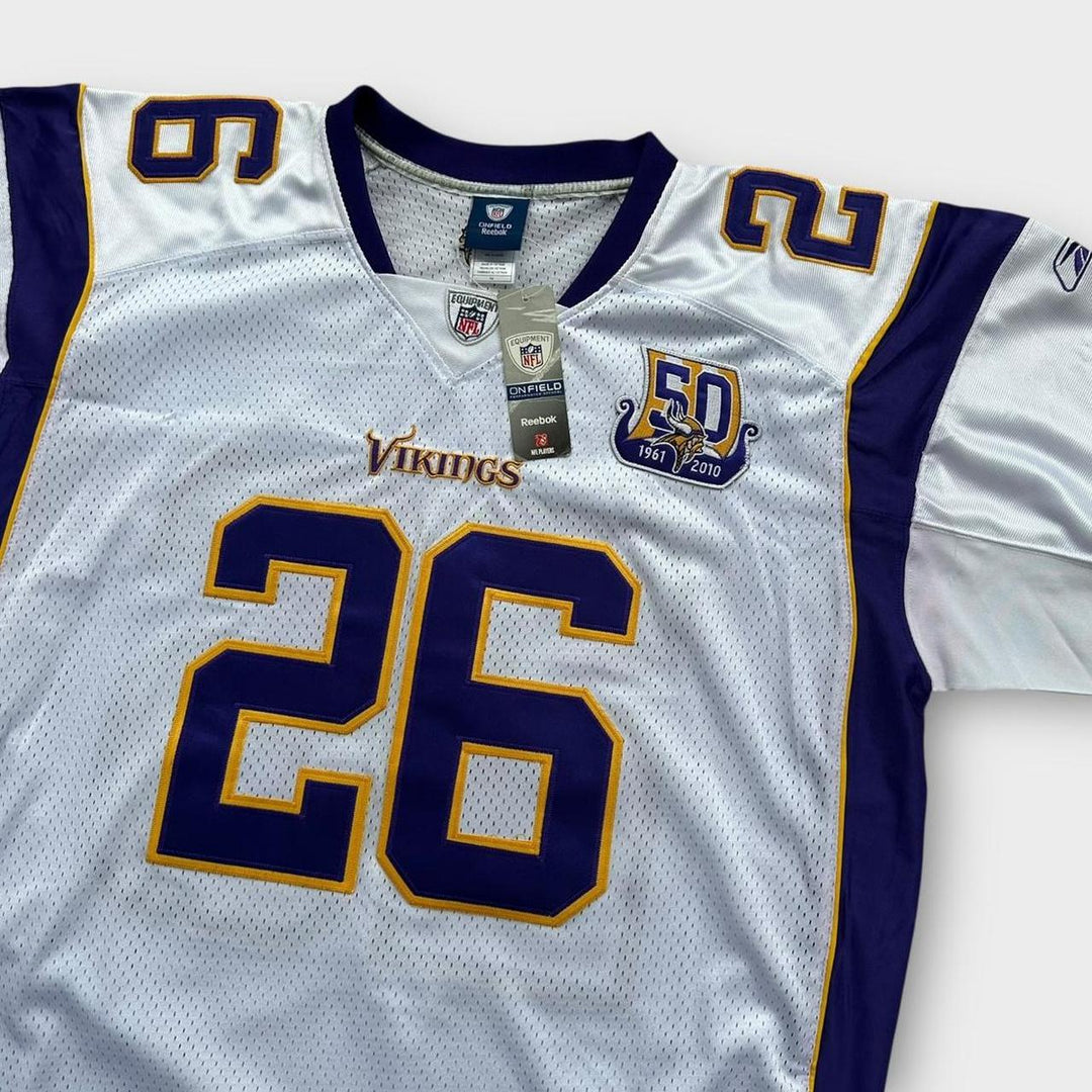 Джерси Reebok Vikings NFL — XXL (проверьте размеры)