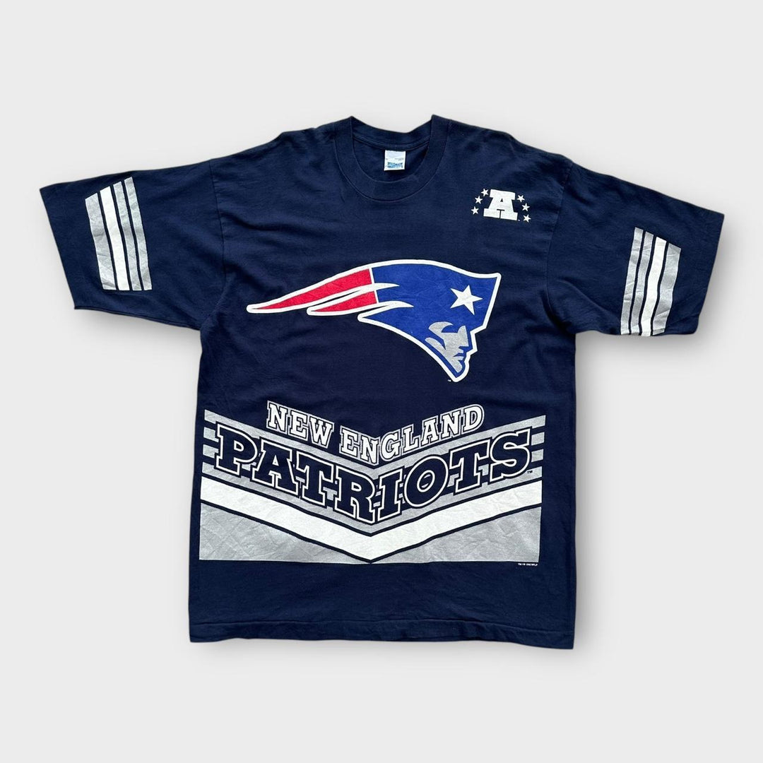 Футболка Vintage Patriots с одинарной строчкой - XL