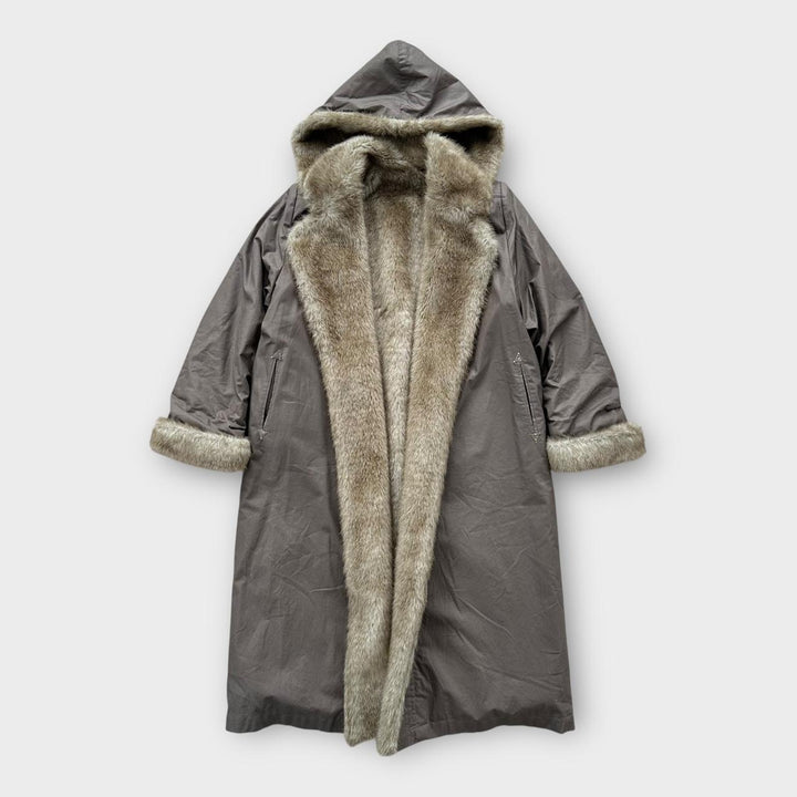 Винтажная куртка-афганка - женская большого размера (проверьте замеры)