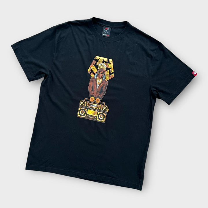 Футболка Y2K с рисунком в стиле хип-хоп Tribal, размер XL