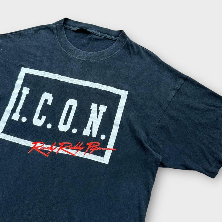 Винтажная борцовская футболка Rowdy Roddy Piper - XL