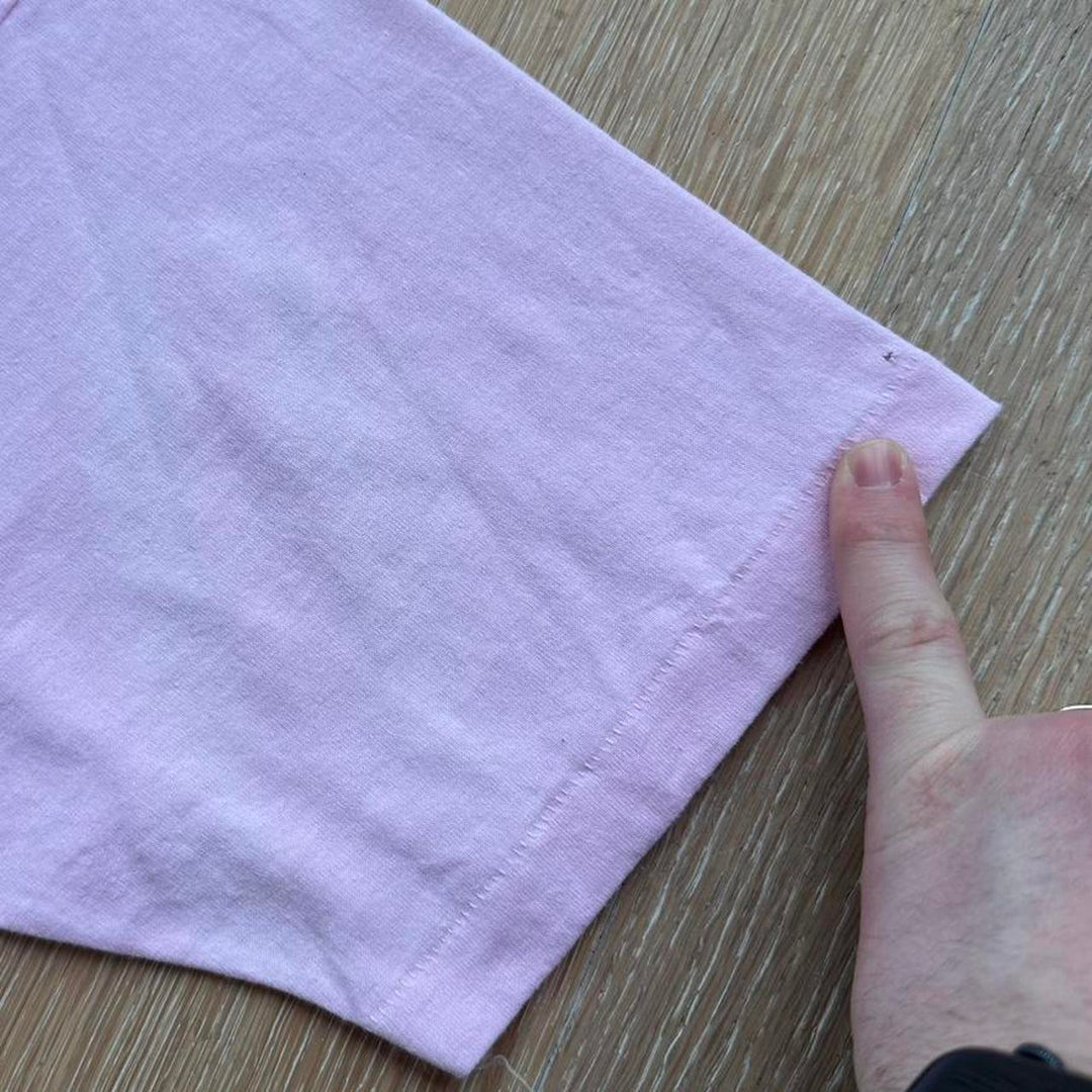 Винтажная футболка-заготовка с одним стежком - XL