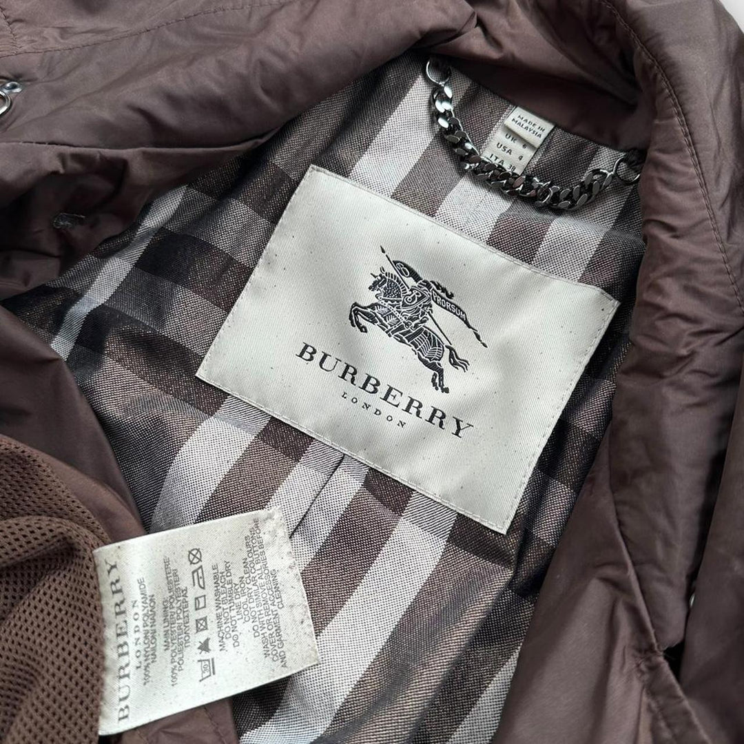 Винтажный нейлоновый тренч Burberry – UK6
