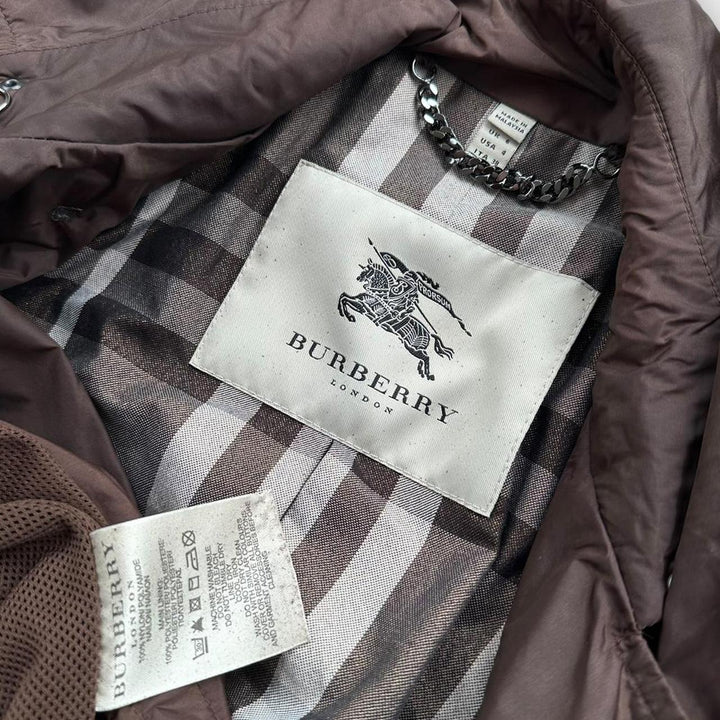 Винтажный нейлоновый тренч Burberry – UK6
