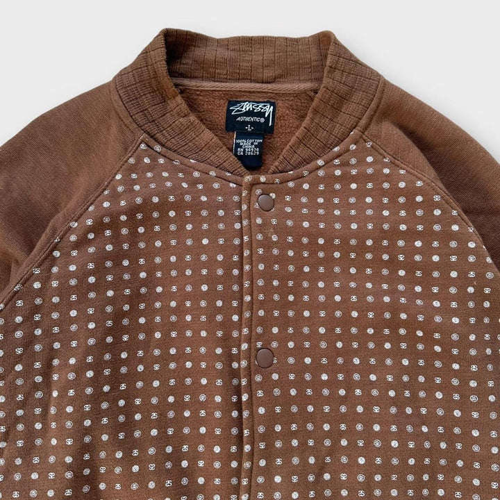 Университетская куртка-бомбер Stussy - Большой размер