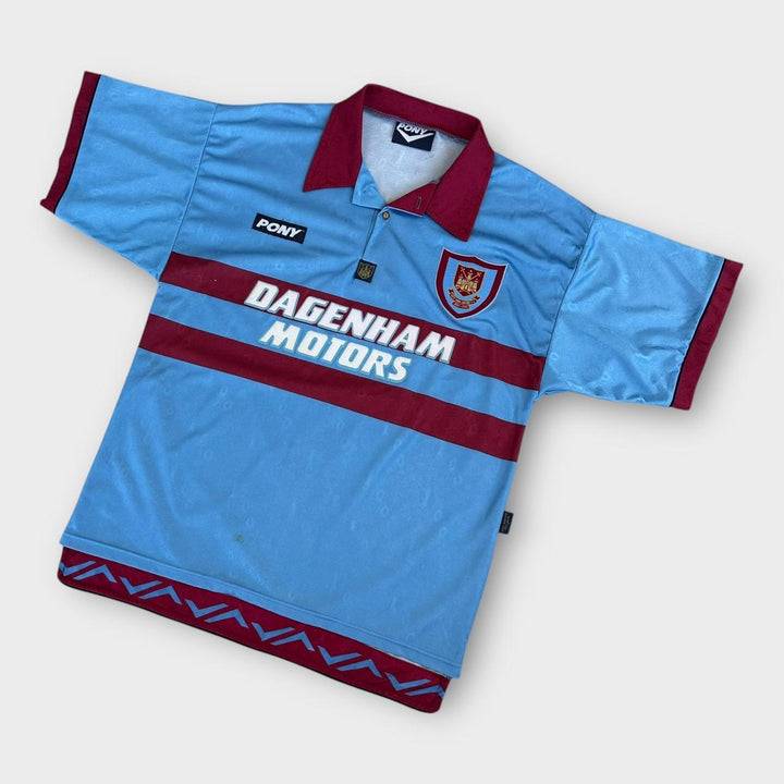 Винтажная футбольная футболка West Ham - большая
