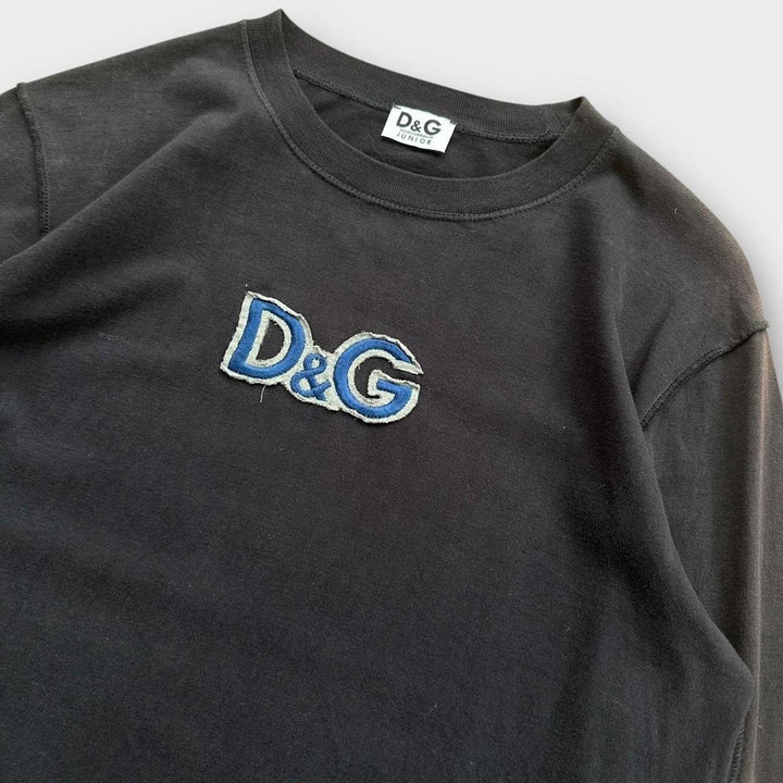 Футболка с длинными рукавами D&G — Junior XL (женская, большая)