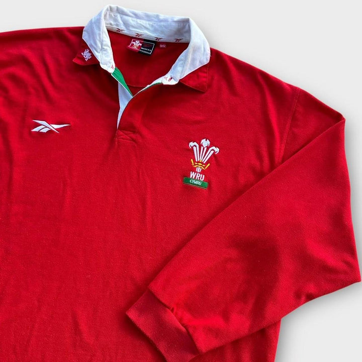 Футболка для регби Vintage Wales — XXXL