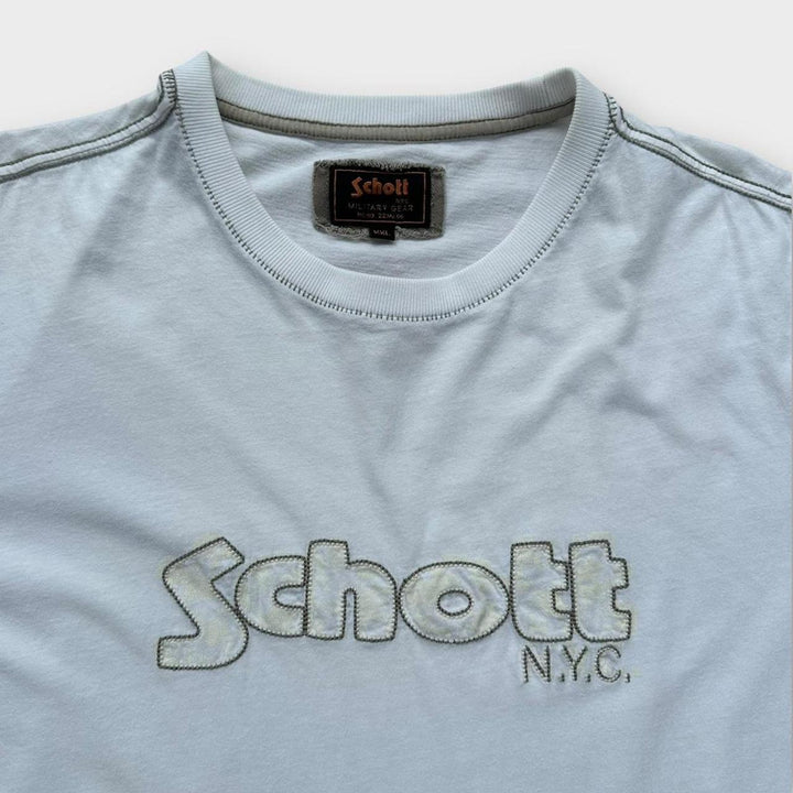 Винтажная футболка Schott - XXL