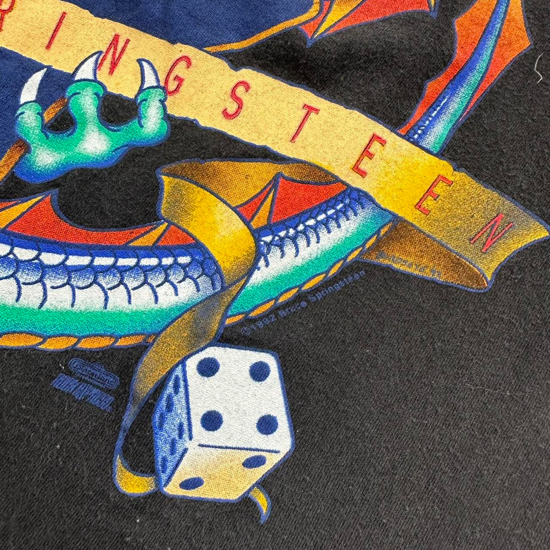 Винтажная футболка с группой Брюса Спрингстина 1992 года, большая.