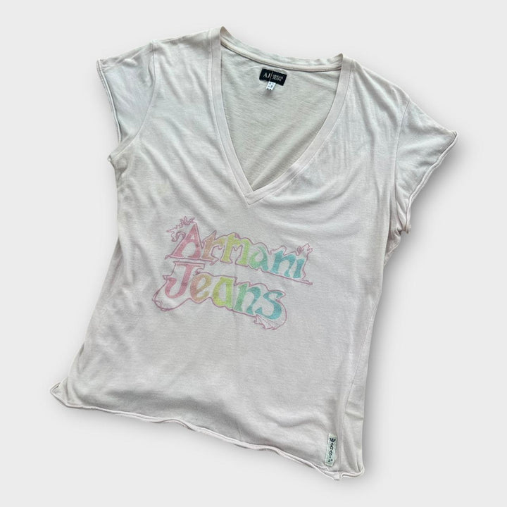 Винтажный джинсовый топ Y2K Armani — GB12