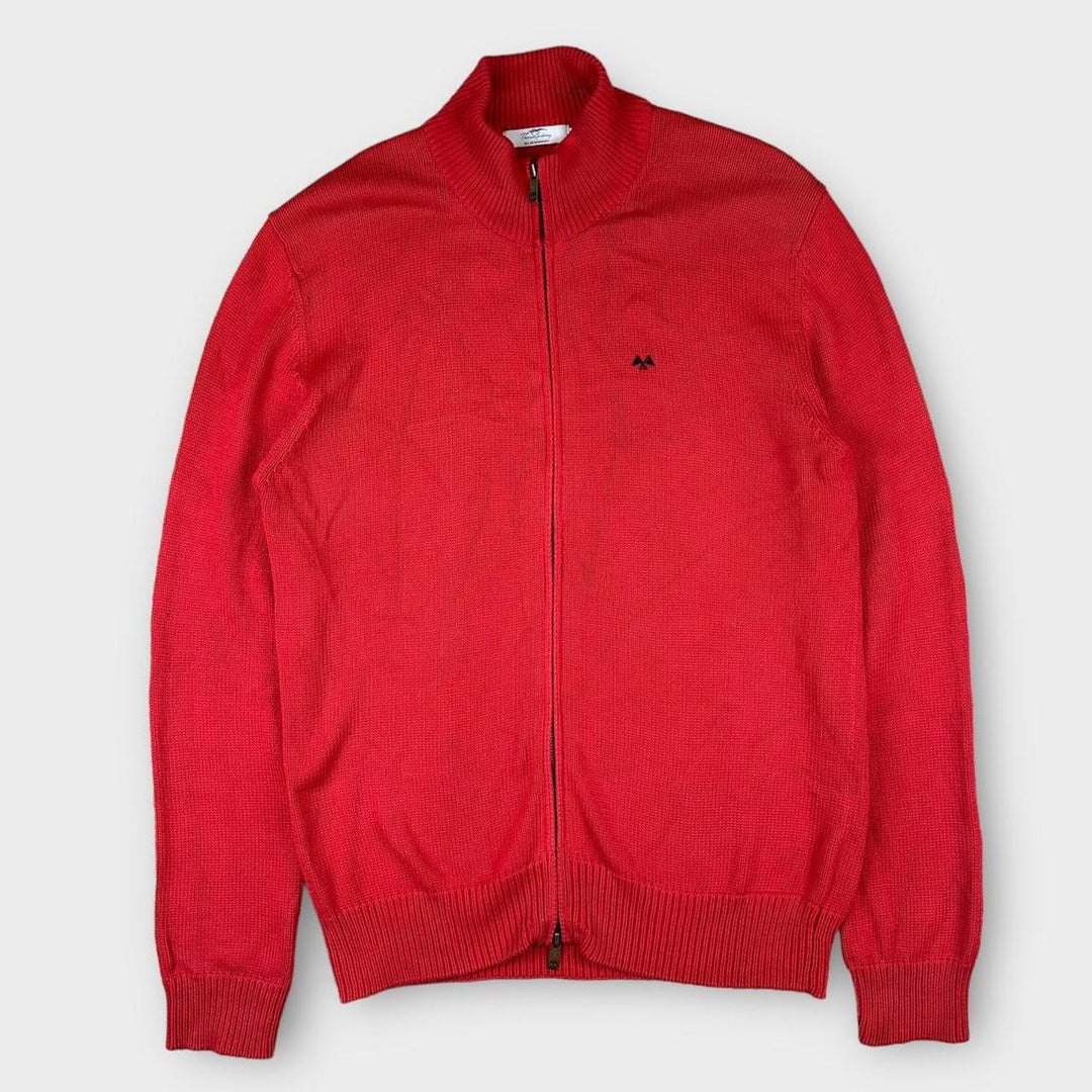 Трикотажный джемпер на молнии Vintage Thomas Burberry - XL