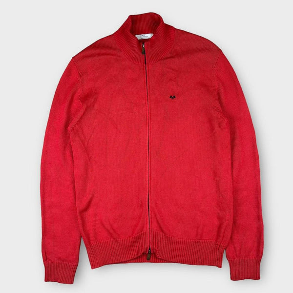 Трикотажный джемпер на молнии Vintage Thomas Burberry - XL