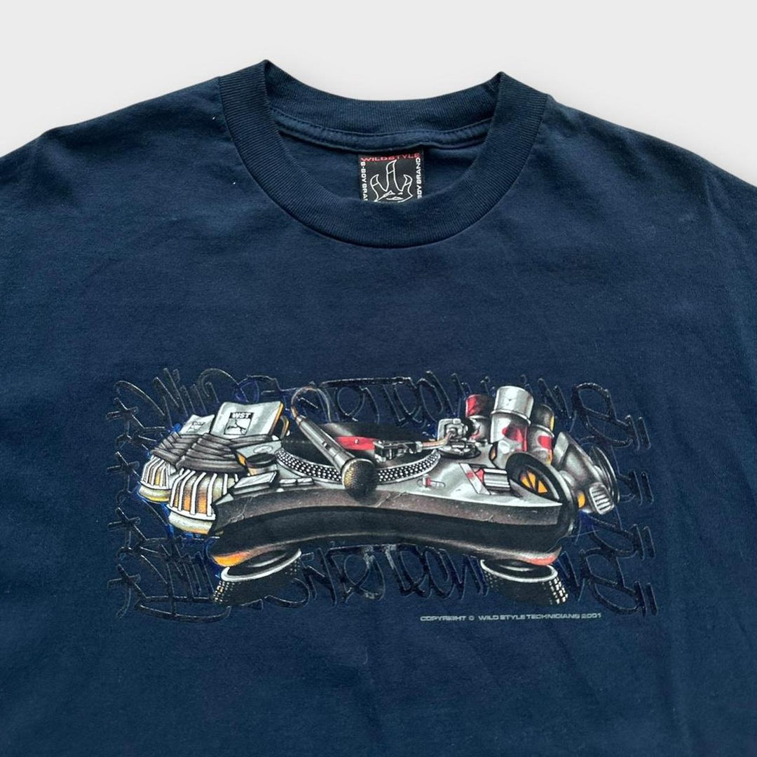 Футболка с рисунком в стиле хип-хоп Y2K - XL