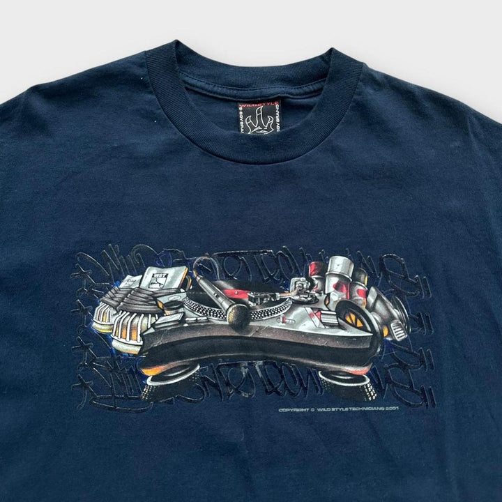 Футболка с рисунком в стиле хип-хоп Y2K - XL