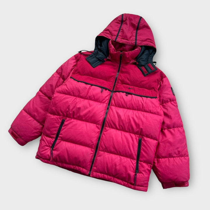 Винтажная пуховик Nike - средний размер