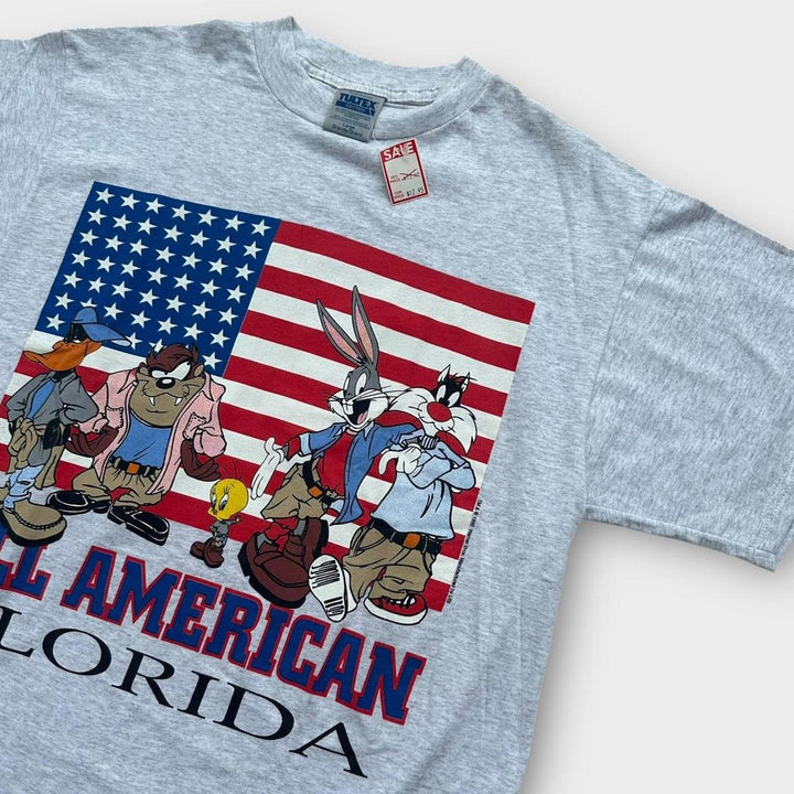 Винтажная футболка Looney Tunes - большая