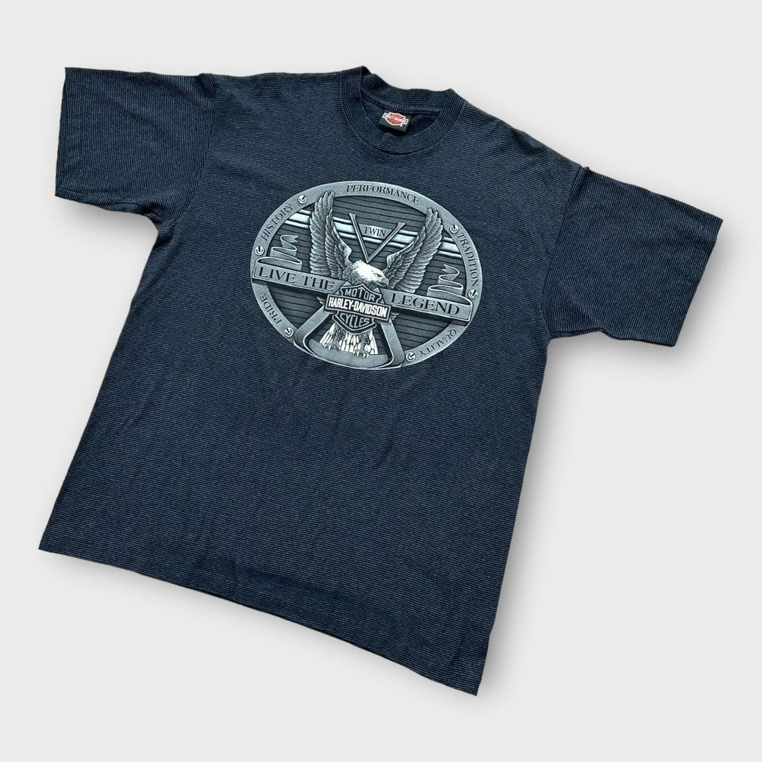 Винтажная футболка Harley Davidson - XL