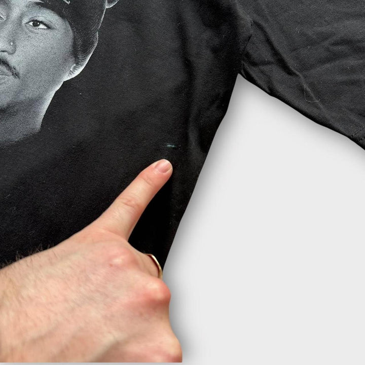 Футболка Y2K Tupac в стиле хип-хоп — XL