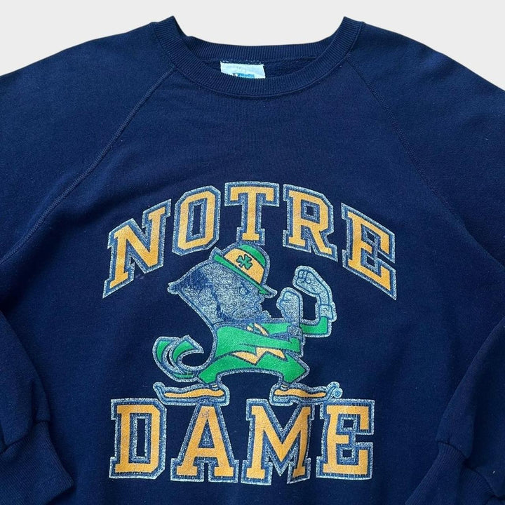 Винтажная толстовка чемпиона Нотр-Дама 80-х годов - XL