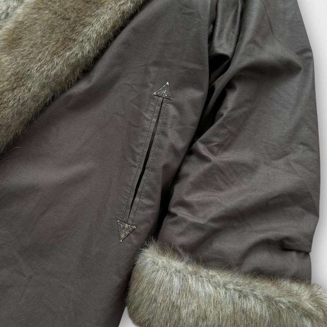 Винтажная куртка-афганка - женская большого размера (проверьте замеры)