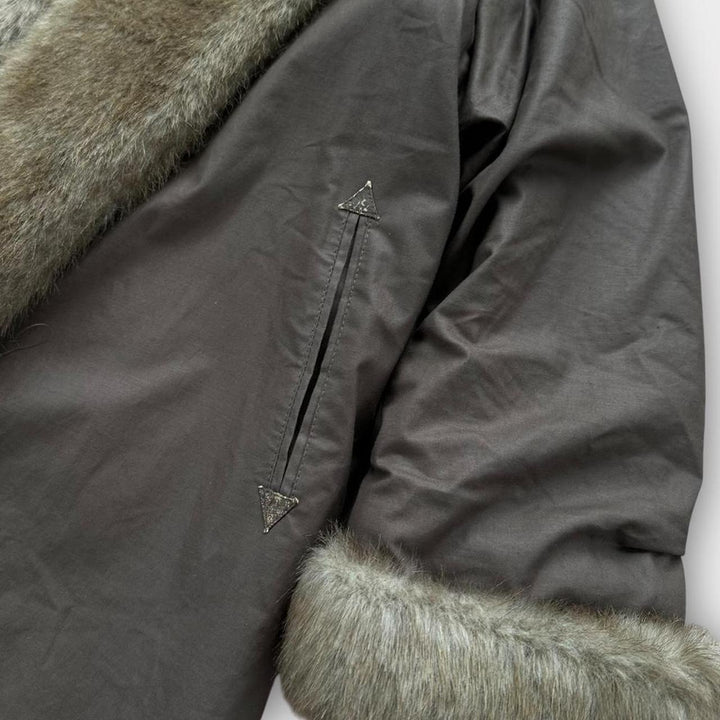 Винтажная куртка-афганка - женская большого размера (проверьте замеры)