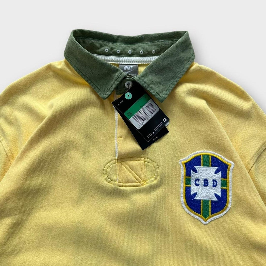 Винтажная рубашка для регби Nike Brazil — XL