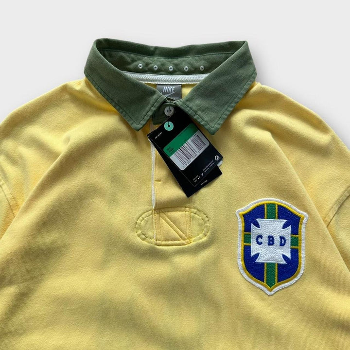 Винтажная рубашка для регби Nike Brazil — XL