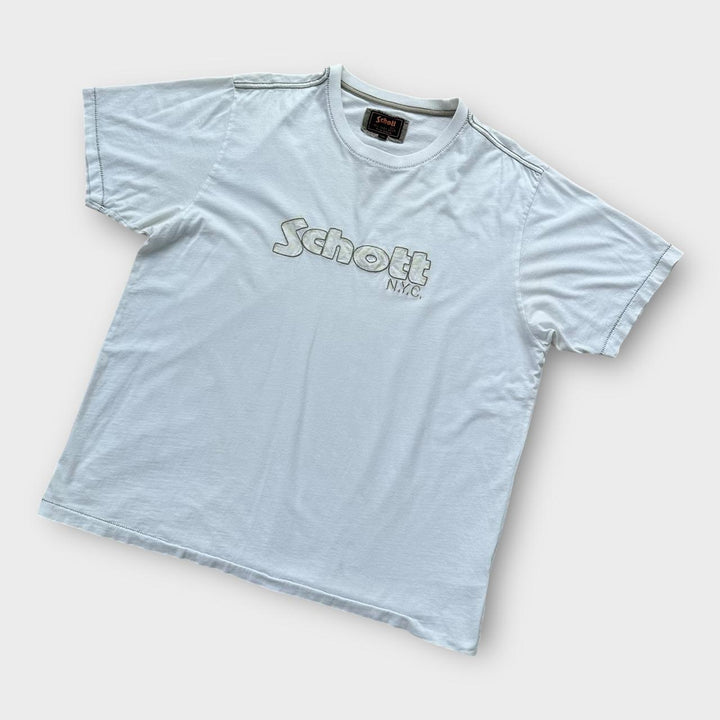 Винтажная футболка Schott - XXL