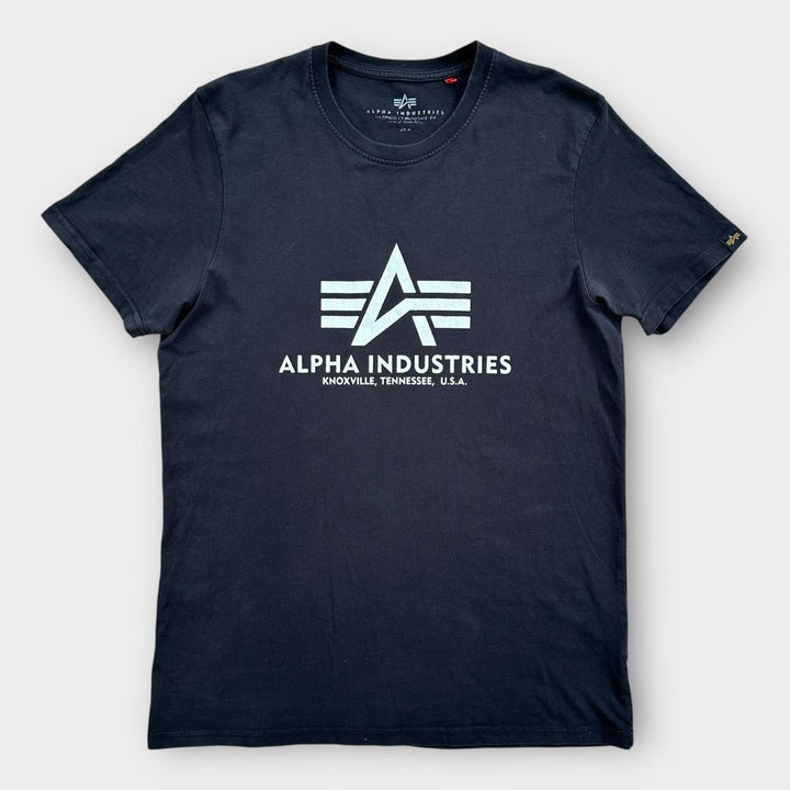 Футболка с рисунком Alpha Industries, средний размер