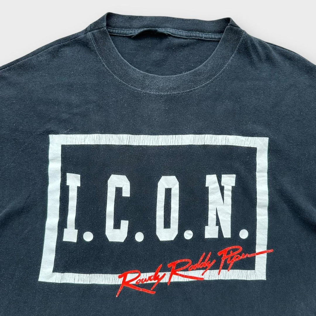 Винтажная борцовская футболка Rowdy Roddy Piper - XL