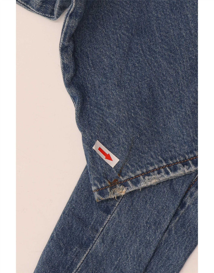Женские прямые джинсы Levi's Ribcage W29 L27, синий хлопок