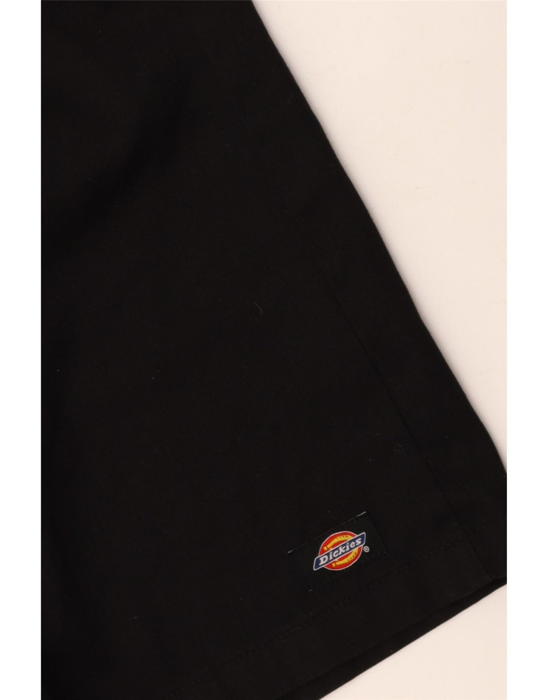 DICKIES Womens Relaxed Fit Cargo Shorts W36 Large Black Polyester