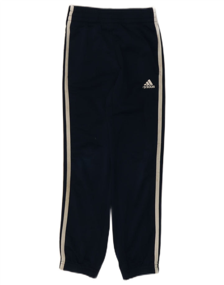 Спортивный костюм Adidas для мальчиков Брюки-джоггеры 7-8 лет Темно-синий полиэстер