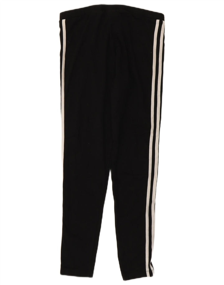 Женские леггинсы Adidas UK 14, средний черный хлопок, черный
