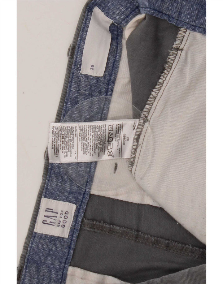 Мужские шорты чинос Gap, большие, синие, хлопок, W36